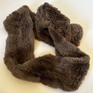 Maniere Rabbit Fur scarf